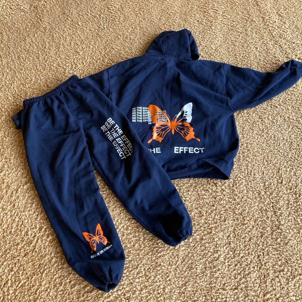 Mayfair be the effect sweat set hoodie and sweatpants